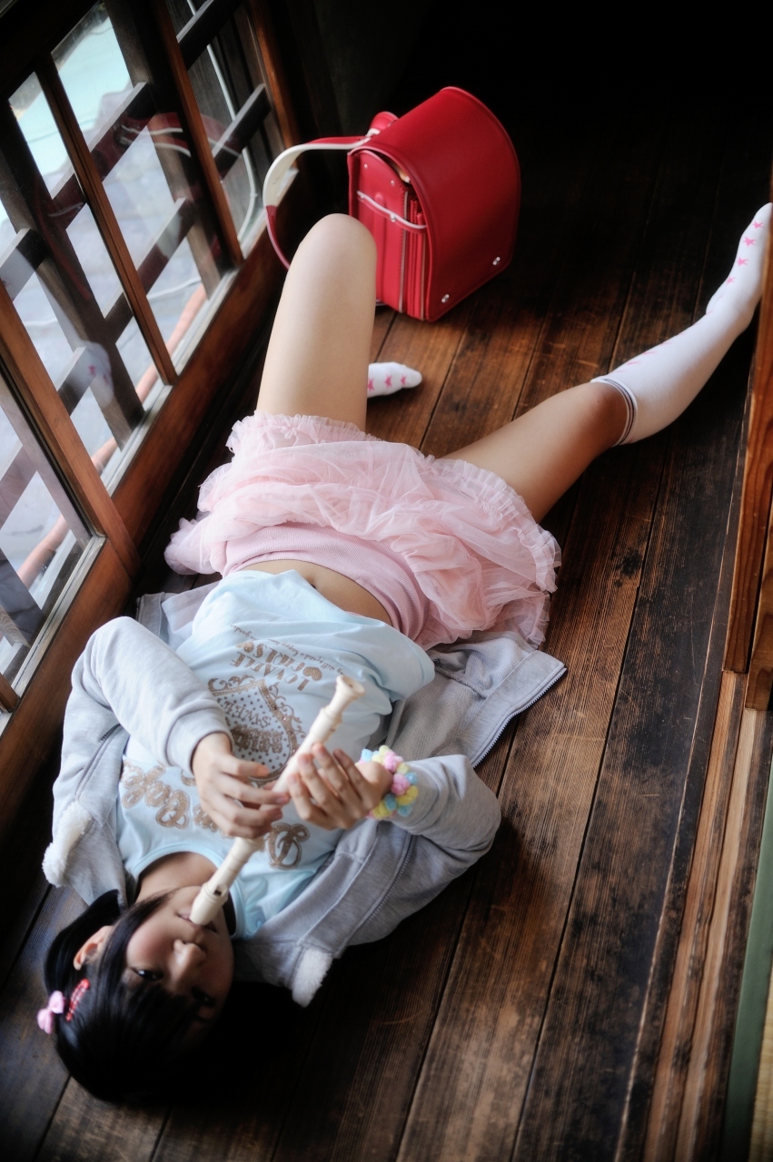 [Cosplay] Hot Flute Student - Pigtails & Perfect Ass